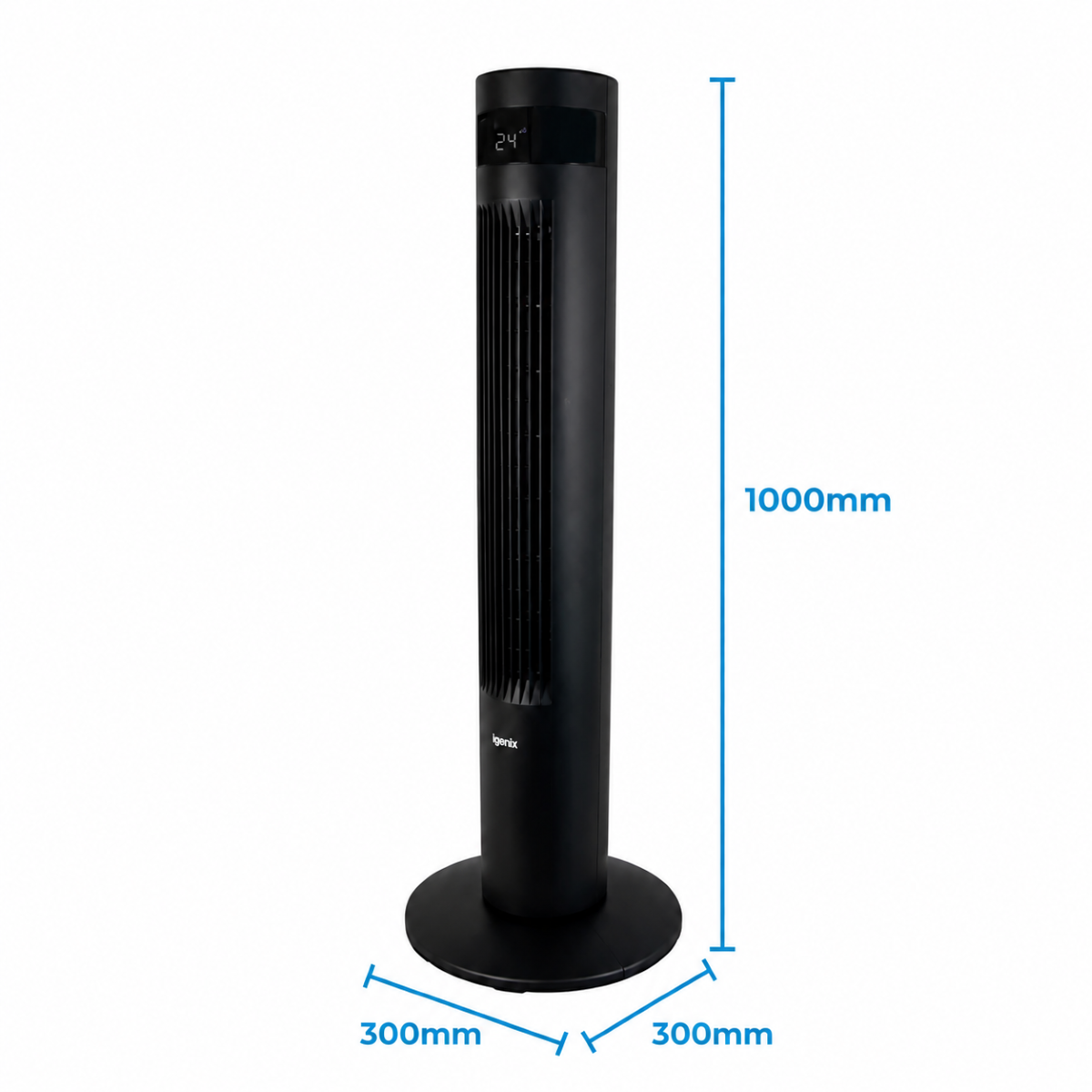 Igenix 43" Digital Tower Fan Black