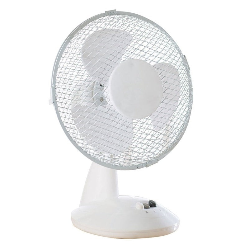Daewoo 9" White Desktop Fan