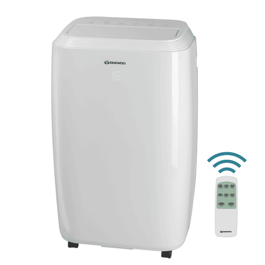 Daewoo 4-in-1 Portable Air Conditioner with Heater, Dehumidifier & Fan 12000 BTU