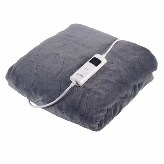 Carmen Luxury Heated Blanket Grey