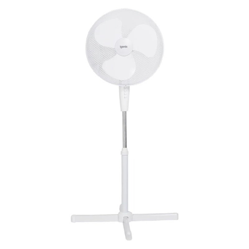 Igenix 16" Pedestal Fan White
