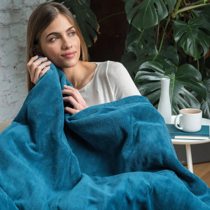 Dreamland IntelliHeat Throw Teal
