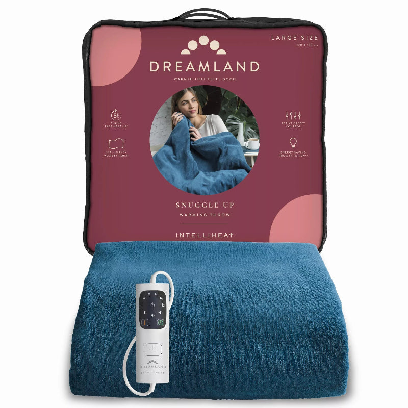 Dreamland IntelliHeat Throw Teal