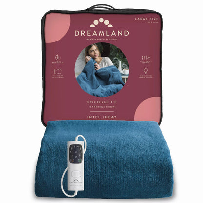 Dreamland IntelliHeat Throw Teal