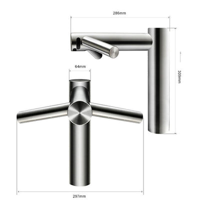 AB10 Dyson Tall Hand Dryer Dimensions