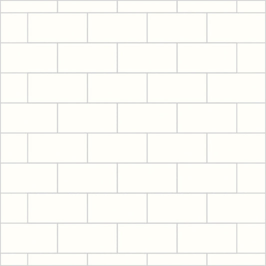 Multipanel Alpine White Metro Tile Effect Shower Panels
