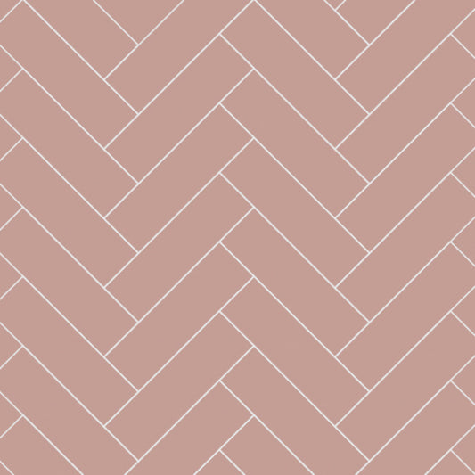 Multipanel Antique Rose Herringbone Tile Effect Shower Panels
