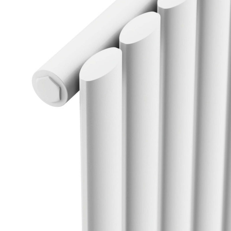 Apex Vertical Single Radiator 
White Close-up