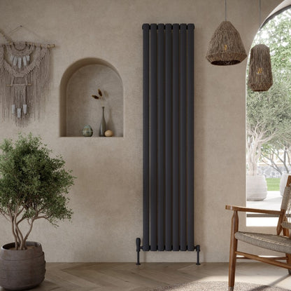 Apex Vertical Double Radiator 
Anthracite 