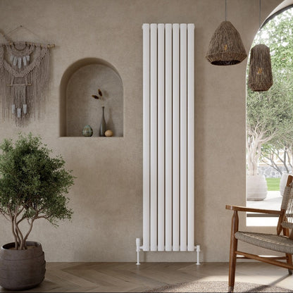 Apex Vertical Single Radiator
White