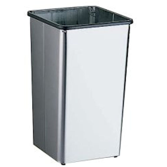 Bobrick Open Top Waste Bin 49L, B-2260