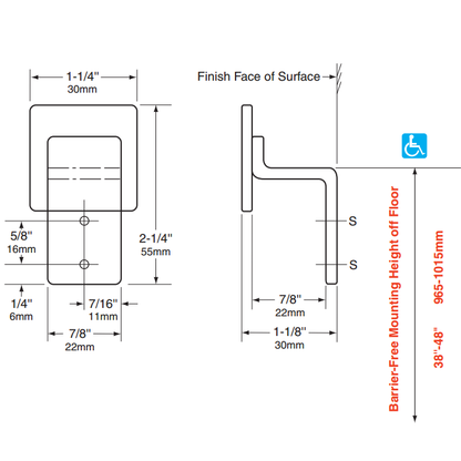 Bobrick Clothes Hook