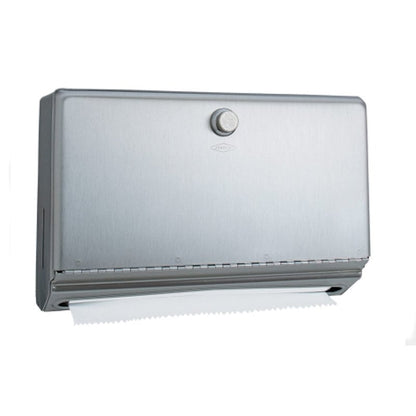 Bobrick Mini Paper Towel Dispenser with Knob-Latch, B-2621