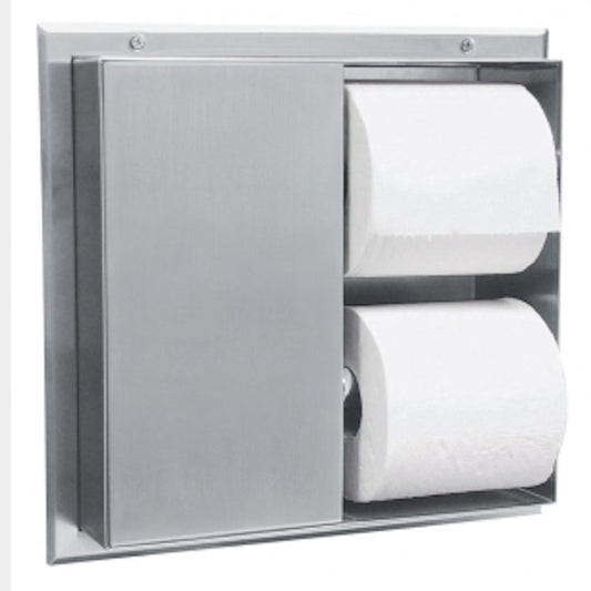 Bobrick Partition Mounted Multi Toilet Roll Dispenser, B-386