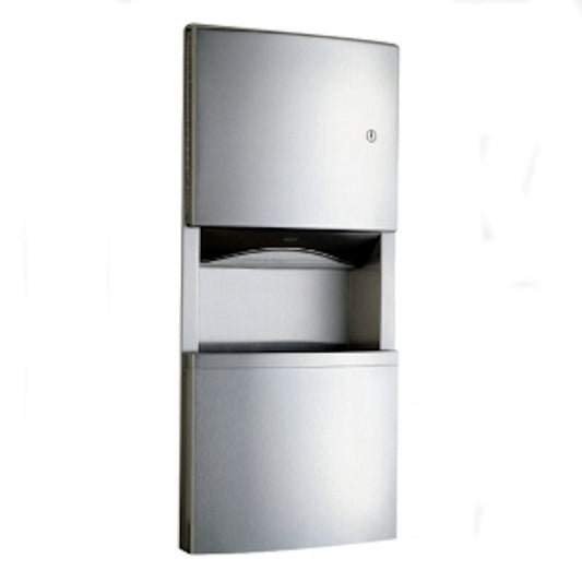 Contura Recessed Paper Towel Dispenser & Waste Bin 9.8L