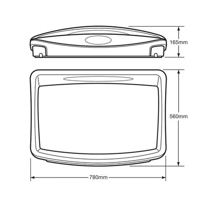 Dolphin Counter Mounted Changing Table
technical