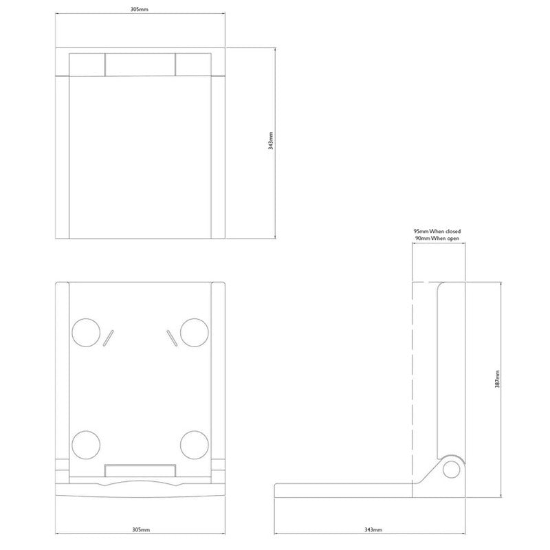 Dolphin Wall Mounted Child Safety Seat
Technical