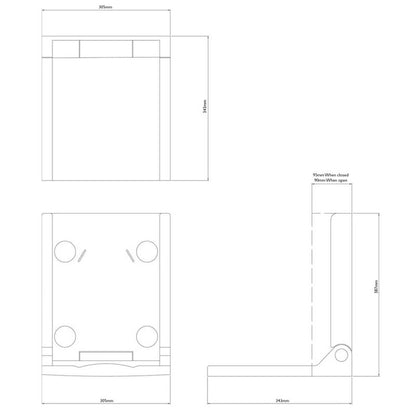 Dolphin Wall Mounted Child Safety Seat
Technical