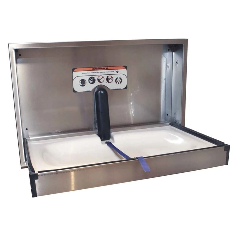 Dolphin Wall Mounted Stainless Steel Changing Table
