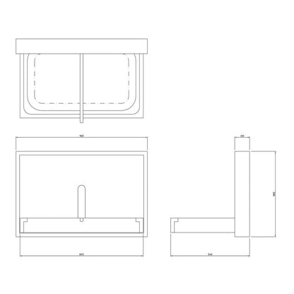 Dolphin Wall Mounted Stainless Steel Changing Table
technical