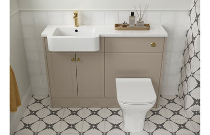 Badar Soft Close Toilet Seat - Matt Latte