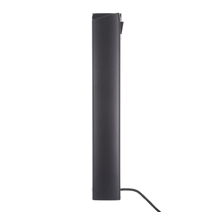 De'Longhi Alu Oil Filled Aluminium Electric Radiator Anthracite Side View