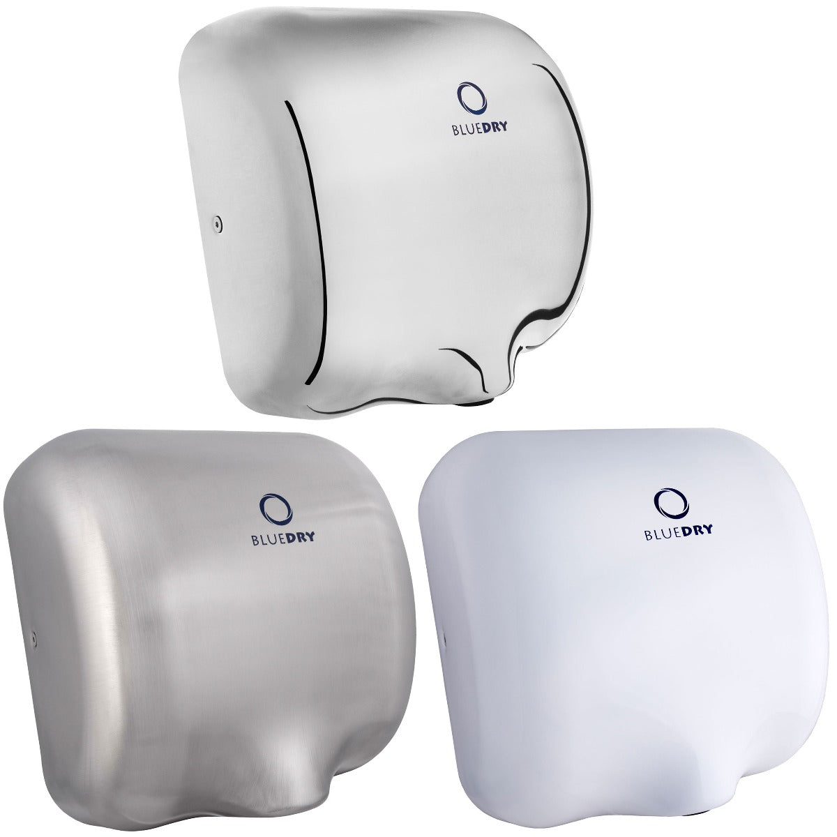 Blue Dry Budget Eco Hand Dryers In 3 Finishes