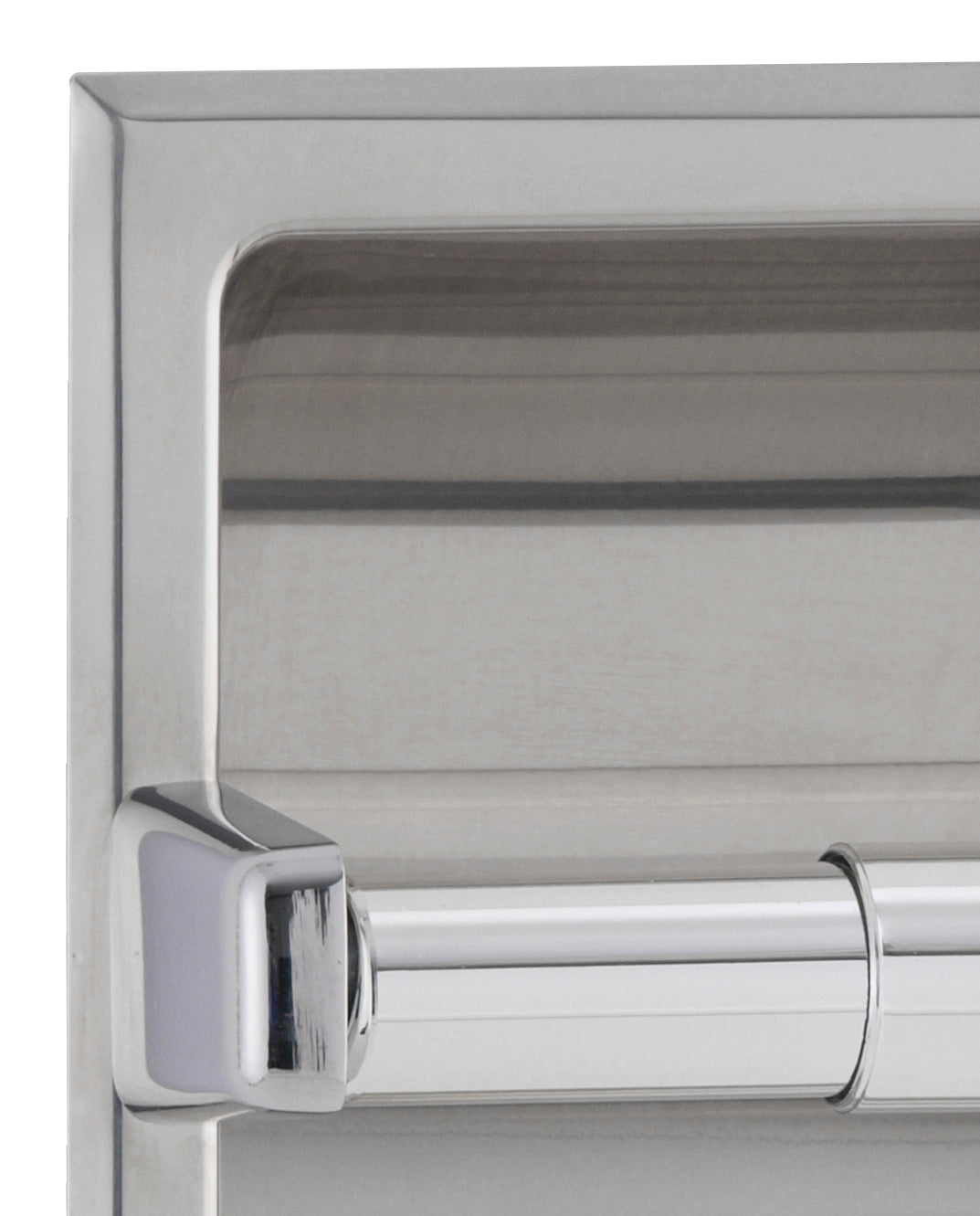 Bobrick Recessed Single Toilet Roll Dispenser, B-667