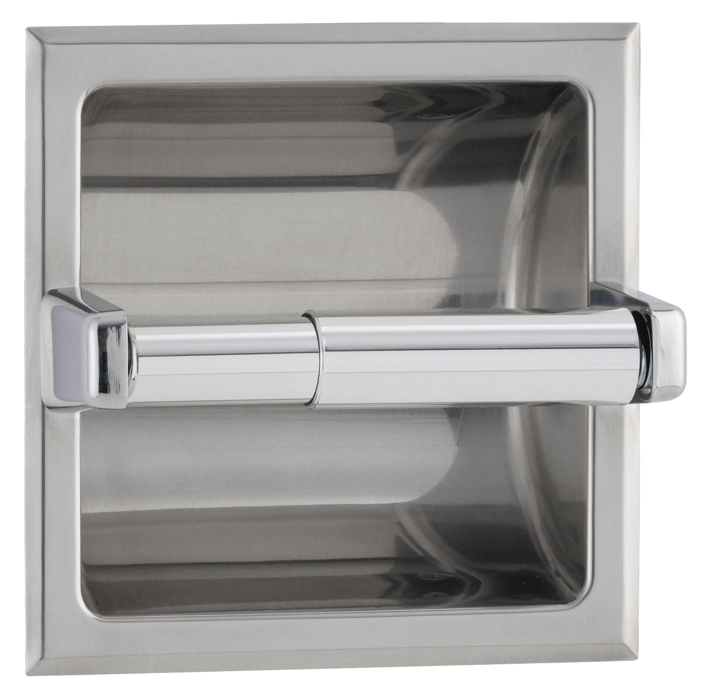 Bobrick Recessed Single Toilet Roll Dispenser, B-667