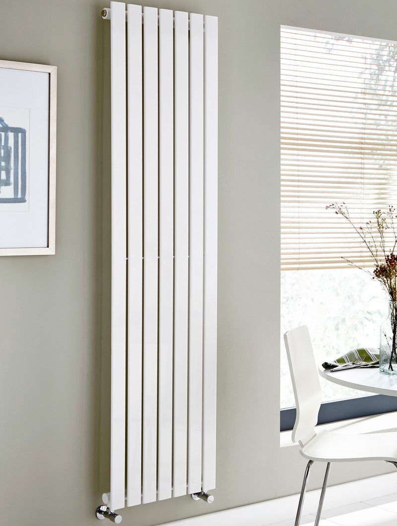 Kartell Boston Vertical Single Panel Radiator White