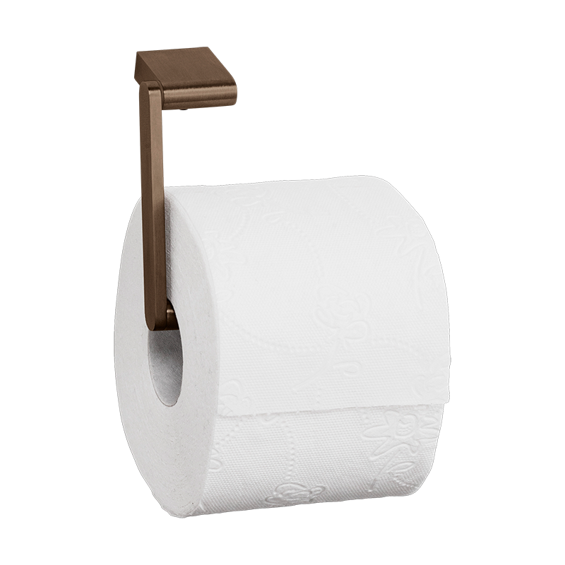 One Bronze Single Toilet Roll Holder, BR-380