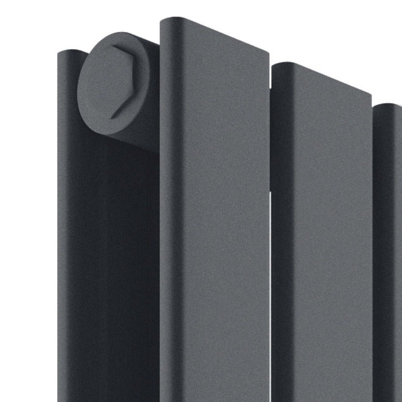 Bravo Vertical Double Radiator
Anthracite Close-up