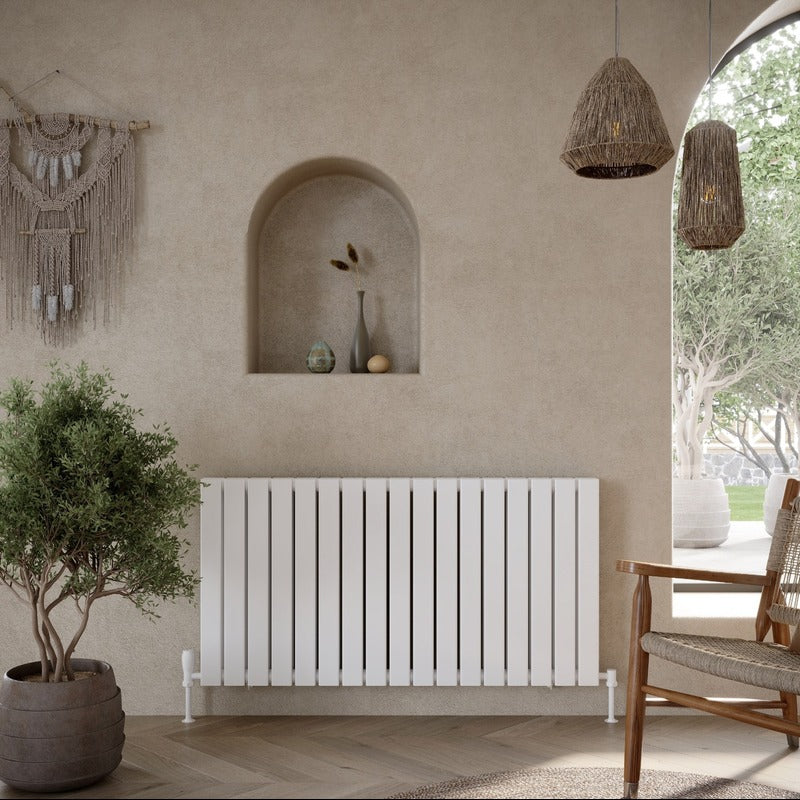 Bravo Horizontal Double Radiator
White