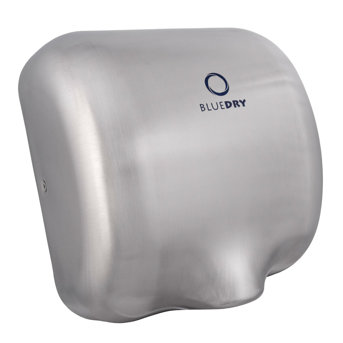 Budget Brushed Chrome Hand Dryer Blue Dry