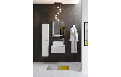 Cordelia 815mm 1 Drawer Wall Hung Basin Unit Inc. Basin - White Gloss