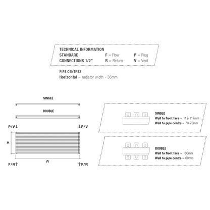Qbic Horizontal Double Panel Radiator
technical 