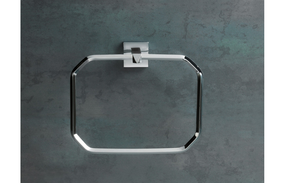Tarak Towel Ring - Chrome