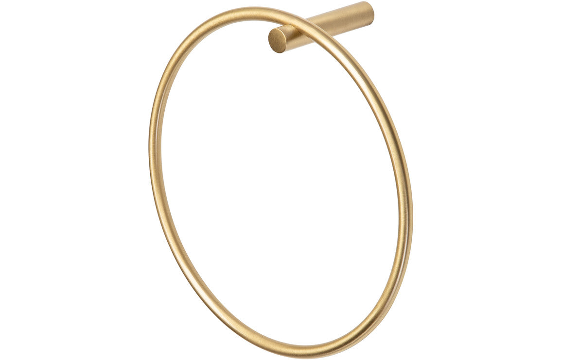 Bellatrix Towel Ring - Brushed Brass