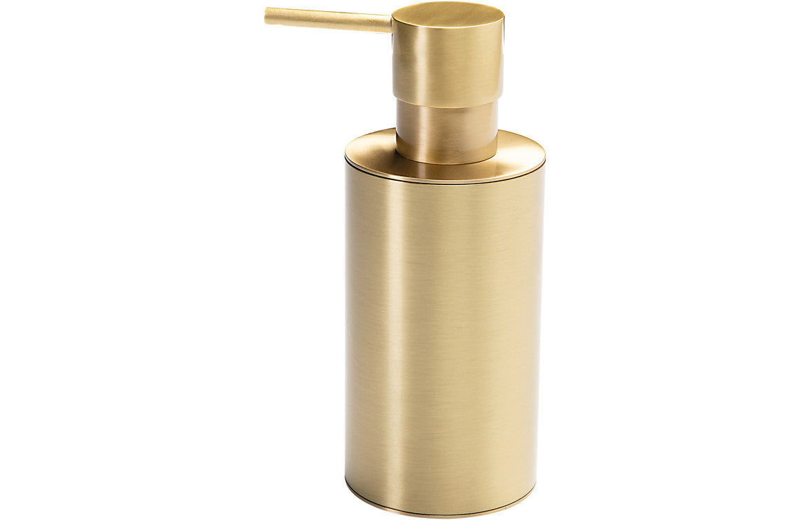 Bellatrix Wall Mounted Soap Dispenser - Brushed Brass