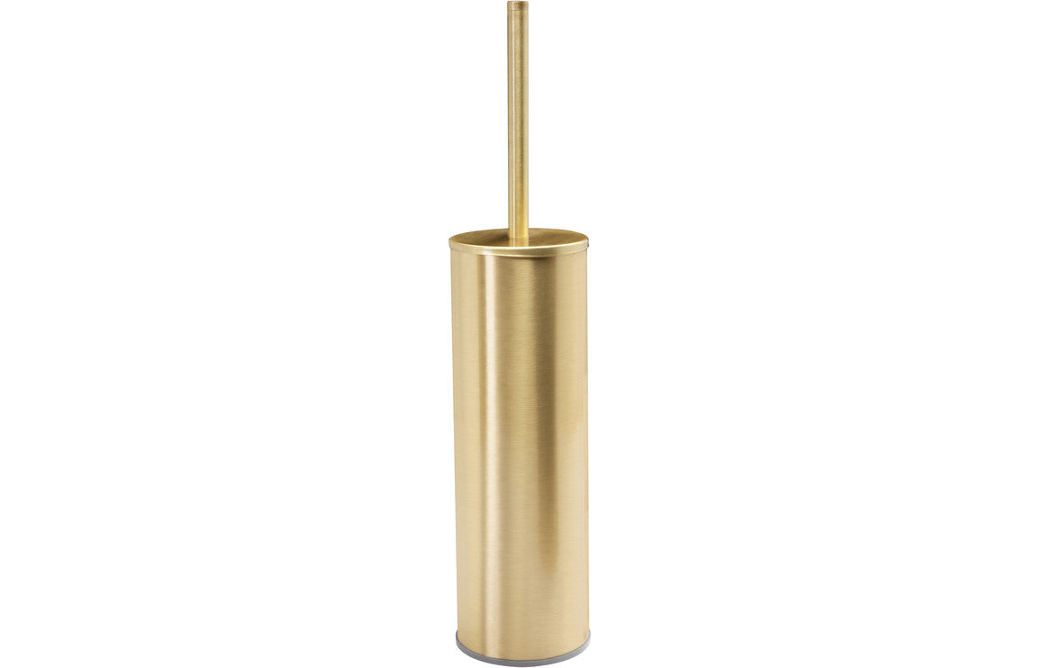 Bellatrix Wall Mounted Toilet Brush Holder - Brushed Brass