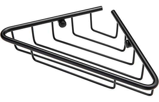 Eris 1-Tier Corner Shower Storage - Black