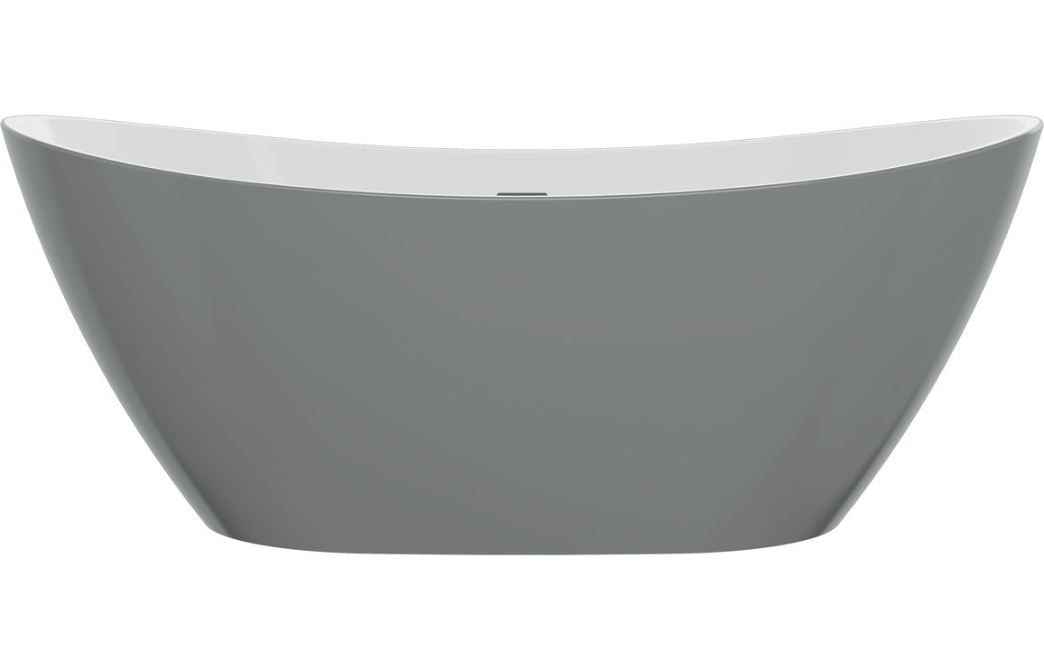 Evren Freestanding 1700x780x690mm Bath - Grey