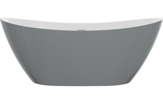Evren Freestanding 1700x780x690mm Bath - Grey