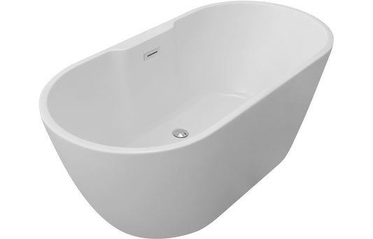 Ophelia Freestanding 1655x745x580mm 0TH Bath - White