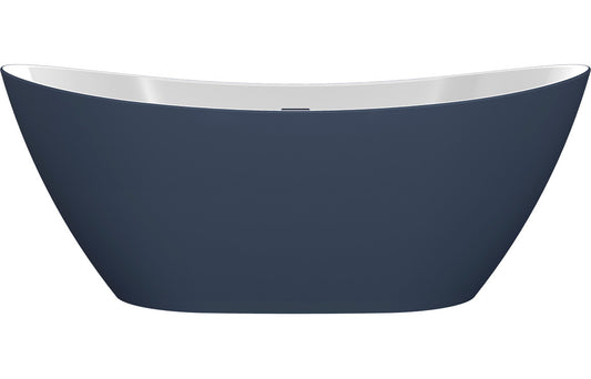 Evren Freestanding 1700x780x690mm Bath - Matt Blue