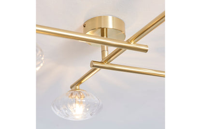 Antares Ceiling Light - Brushed Brass
