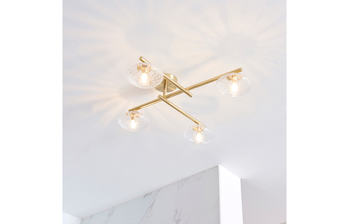 Antares Ceiling Light - Brushed Brass