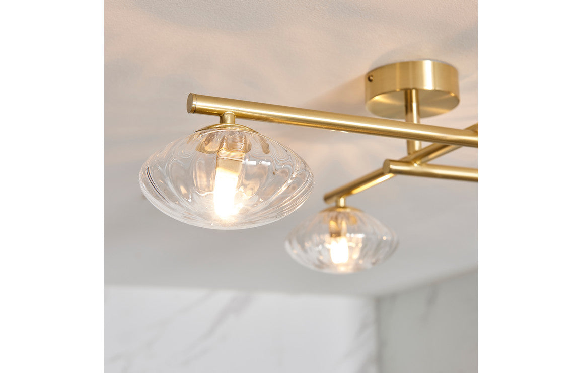 Antares Ceiling Light - Brushed Brass