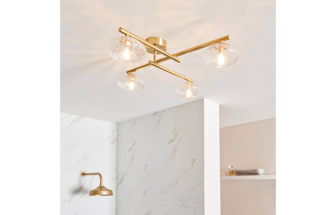 Antares Ceiling Light - Brushed Brass