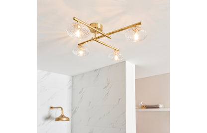 Antares Ceiling Light - Brushed Brass